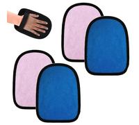 SYEYCW 4 Pezzi Guanto per Sabbia, Rimozione della Sabbia per la Spiaggia, Riutilizzabili Guanti Puliti di Pulizia del Corpo, Spazzola Rimuovere dei Bambini, Accessori da Spiaggia per Le Vacanze