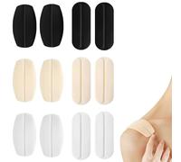 SYEYCW 6 Paia Cuscinetti per Spalline Reggiseno in Silicone, Morbido Spalle Cuscinetti Antiscivolo, Cuscinetti per Protezione per le Spalle, Ridurre la Pressione, per Donne e Ragazze