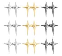 SYEYCW 9 Paia Stringi Pantaloni Vita, Bottoni Stringere Jeans Regolabili, Riutilizzabili Bottone Stringi Pantaloni Vita Senza Cucire, Bottoni Stringi Jean Decorativi Rimovibili, per Jeans, Gonne