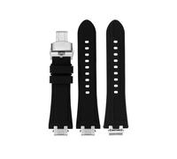 SYFCSEW Cinturino in gomma siliconica, compatibile con il cinturino per orologio della serie MAURICE LACROIX AIKON, AI6008, AI6007, AI6038, AI6058, AI1108, a sgancio rapido, For AI1108 series, Agata