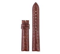 SYFCSEW Compatibile con Cartier London Solo Tank Donna Genuine Alligator Watch Band 16mm 17mm 18mm 19mm 20mm Cinturino Pelle di Coccodrillo Americano Uomo, 17mm-width, Agata