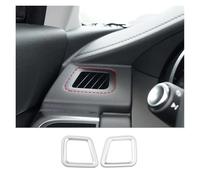 SYFCSEW Compatibile con Jaguar E-PACE 2018 2019 2020 ABS cromato cruscotto auto aria condizionata presa d'aria telaio copertura trim accessori interni