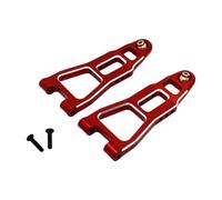 SYFDGDV Parti di aggiornamento RC 1/12 RC Car Upgrades Modifica Ricambio Accessori Parti 2X Lega di Alluminio Anteriore Posteriore Braccio Inferiore Affidabile(Red)