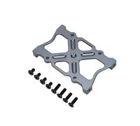 SYFDGDV Parti di aggiornamento RC Compatibile con Axial per SCX10 1/10 RC Crawler Car Upgrade Parts Accessori in Metallo per Piastra di Supporto Fissa per Trave di Rinforzo del Telaio(Gray)