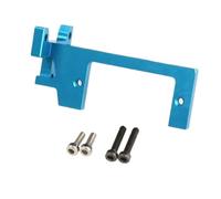 SYFDGDV Parti di aggiornamento RC Compatibile con Benz per Actros 1/14 RC Truck Ricambi Auto Accessori Cambio in Metallo Staffa per Sterzo Supporto Servo(Blue)