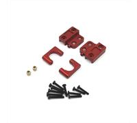 SYFDGDV Parti di aggiornamento RC Compatibile con MN per MN82 LC79 1/12 RC Car Upgrade Modifica Accessori di Ricambio Parti Assale Posteriore per Set di Fissaggio Piastra A Molla(Red)