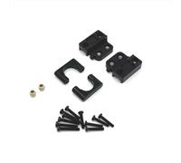 SYFDGDV Parti di aggiornamento RC Compatibile con MN per MN82 LC79 1/12 RC Car Upgrade Modifica Accessori di Ricambio Parti Assale Posteriore per Set di Fissaggio Piastra A Molla(Black)