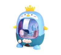 Syfunlv Pallacanestro da pulcino, mini dito giocattolo da basket, giocattolo da basket, gioco di abilità da basket, per bambini 6 7 8 9 anni (blu)