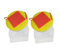 SYFUNLV Redtop, 2 trappole per mosche, trappole per mosche, insetti, gabbia per mosche, per esterni, per mosche, zanzare, api, non tossiche