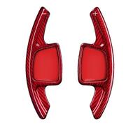 SYGDSGO Interni auto compatibili con A4 S4 B9 A5 for Facelift 2020 2021 Volante for Paddle Shift Extension Modello in fibra di carbonio forgiato(Rosso Carbonio) Accessori