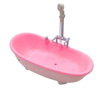 Syglawnd Vasca da Bagno per Bambole, mobili per casa delle Bambole, Vasca da Bagno elettrica per con spruzzatore per Doccia 6, 5x8, 8x3, 7 mobili in Miniatura per l'arredamento del