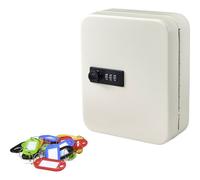 sygonix Cassetta porta chiavi SY-4737738 Numero di ganci 20 Bianco