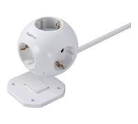 Sygonix SY-4535062 Multipresa a cubo Bianco Schuko 1 pz.