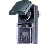 Sygonix SY-5044422 Timer a spina analogico digitale Settimanale 1800 W IP44 Fu