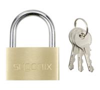 Sygonix SY-5045286 Lucchetto 49 mm chiusura parzialmente unica Oro - Giallo