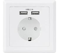 Sygonix SY-5045294 Presa da incasso Protezione per i bambini, con uscita di ri