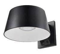Sygonix SY-5801972 Faretto solare da muro con rilevatore di movimento 10 W Bia