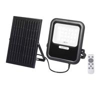 Sygonix SY-6313012 Faretto solare da parete 10 W Bianco caldo Nero