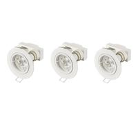 sygonix LED-Einbauleuchte 3er Set LED GU10 3W Bianco