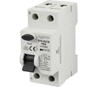 Sygonix SY-6438016 SYG-RCCB 1P+N/A40/10kA/30mA Interruttore differenziale di s