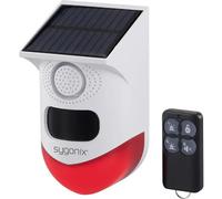 Sygonix SY-6515320 Mini sistema di allarme Bianco, Rosso con LED, con sensore d