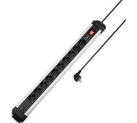 Sygonix SY-6807136 Multipresa con protezione da sovratensioni 10 scomparti Ner