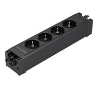 Sygonix SY-6872232 4 vie Modulo multipresa senza interruttore Nero
