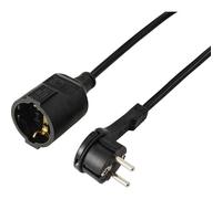 Sygonix SY-7165298 Alimentazione Prolunga 16 A Nero 5.00 m H05VV-F 3G 1,5 mm²
