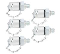 SYH&AQYE Kit di Test della Pressione Idraulica da 5 Pezzi, Giunto Filettato per Tester Idraulico, Adattatore per Test Idraulico per Macchine Edili per Escavatori(M10*1.25)