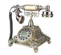 SYH&AQYE Telefono Fisso Vintage retrò, Telefono Antico, Telefono Fisso retrò, Materiale in Resina, Telefono Antico Imitazione Stile Europeo per Decorazione Casa E Ufficio