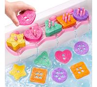 SYHLN Montessori Giocattolo per vasca da bagno a partire da 1 anno, gioco sensoriale a incastro per bambini dai 1 ai 3 anni, per ragazze e ragazzi per il primo compleanno