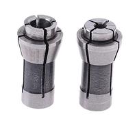SYHML-SHOP 2pcs Collet Cono, 3mm / 6mm Rettificatrice for serraggio Collet Incisione Chuck 27x10mm Router Bit Collet Chuck Bramping Adattatore