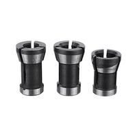 SYHML-SHOP 3 Pezzi Router Collet Chuck, 6/6.35 / 8mm Router Bit Collet Chucks Chucks Adattatore Adattatore Durabile Collet Router for Trimming Macchina for Incisione Router Strumenti di fresatura