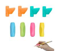 SYHSYC 8 Pezzi Impugnatura Matita Bambini,Matite Ausiliaria Scrittura Ergonomico, Strumento di Correzione Della Postura per un'Impostazione Corretta della Scrittura Imparare a Scrivere