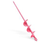 SYITCUN Trapano da giardino, 4 x 42 cm, per trapano, rosa, per avvitatore a batteria, strumento di scavo per piantare