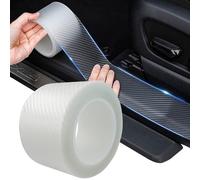 SyiXute 1 Rotolo Pellicola Adesiva per Auto,7 cm x 10 m Pellicola in Carbonio per Auto,Protezioni Per Davanzali Per Porte Auto In Fibra Di Carbonio per Auto e Motoper Paraurti Posteriore