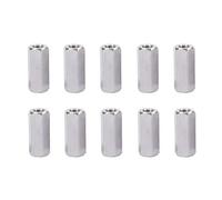 SyiXute 10 Pezzi Dadi Lunghi Esagonali,M8 Stelo lungo Dado Esagonale,Acciaio al Carbonio Dado Esagonale per Dispositivi di Fissaggio Industriali (M8*13 * 30mm)