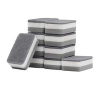 SyiXute 10 Pezzi Gomma Magica,Spugne per Pulire,Extra Spesse,Durature,Spugne da Cucina,Spugne Cancella-Macchia per Lavare i Piatti la Rimozione di Macchie in Piatti Bagno e Stoviglie