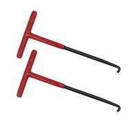 SyiXute 2 Pezzi Moto Scarico Molla Ganci,Gancio per Molla di Scarico a T,Estrazione Gancio Molla in Acciaio Attrezzo per Motociclo Scooter Decespugliatore (16 * 8,2 cm)