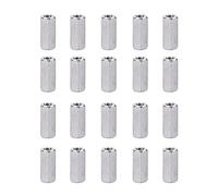 SyiXute 20 Pezzi Dadi Lunghi Esagonali,M6 Stelo lungo Dado Esagonale,Acciaio al Carbonio Dado Esagonale per Dispositivi di Fissaggio Industriali (M6*10 * 20mm)