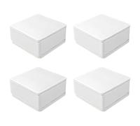 SyiXute 4 Pezzi Rialzi per Mobili in Acciaio Piedini,Autoadesive Alzata per Mobili Alti 3 cm,Quadrati Alzate per Divano,6 cm Diametro per Il Letto,Divano,Mobile Aumento di Altezza