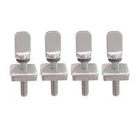 SyiXute 4 Pezzi Vite per Tavola da Surf,Viti Per Pinna Per Tavola Da Surf,Vite per Longboard in Acciaio Inossidabile per Surf per SUP e Tavola da Paddle,3 * 1,4 cm