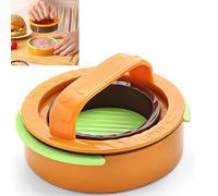 Syiyunran Pressa per Hamburger Attrezzo - 1 Pezzo, Arancione, Stampo Hamburger, Utilizzabile Anche Preparare Vegetariani Maker Burgher Stampi Macchina Smash Burger Press Cucina Casalinga