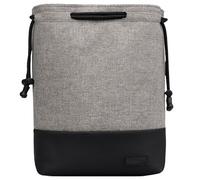 SYJHHWGS Custodia morbida per fotocamera con coulisse, borsa per fotocamera con tracolla regolabile, custodia morbida per obiettivo portatile, Grigio, misura grande.