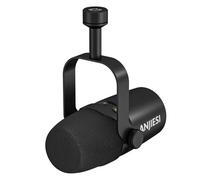 SYJHHWGS Microfono dinamico ergonomico di progettazione USB a 3 pin per video streaming live con pulsante di controllo del suono facilmente