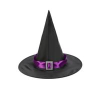 SYJYM 3PCS Halloween strega costume scopa strega cappello con volare per bambini festa costume accessori spettacoli teatrali