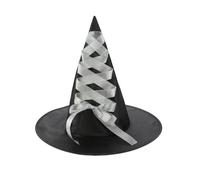 SYJYM 3PCS Halloween strega costume scopa strega cappello con volare per bambini festa costume accessori spettacoli teatrali