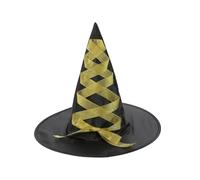 SYJYM 3PCS Halloween strega costume scopa strega cappello con volare per bambini festa costume accessori spettacoli teatrali