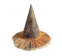 SYJYM 3pcs Stampa a colori corda legata strega prestazioni luminose strega magia nero cappello a punta