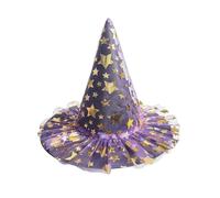 SYJYM 3pcs Stampa a colori corda legata strega prestazioni luminose strega magia nero cappello a punta